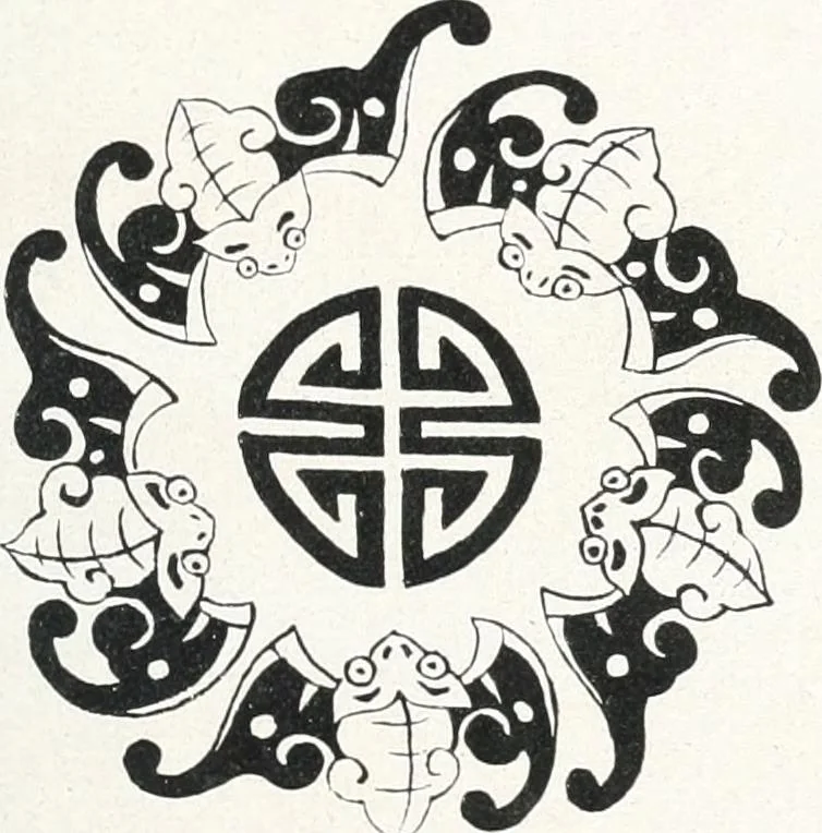 An illustration from Der chinesische Teppich, 1921, leaf 72