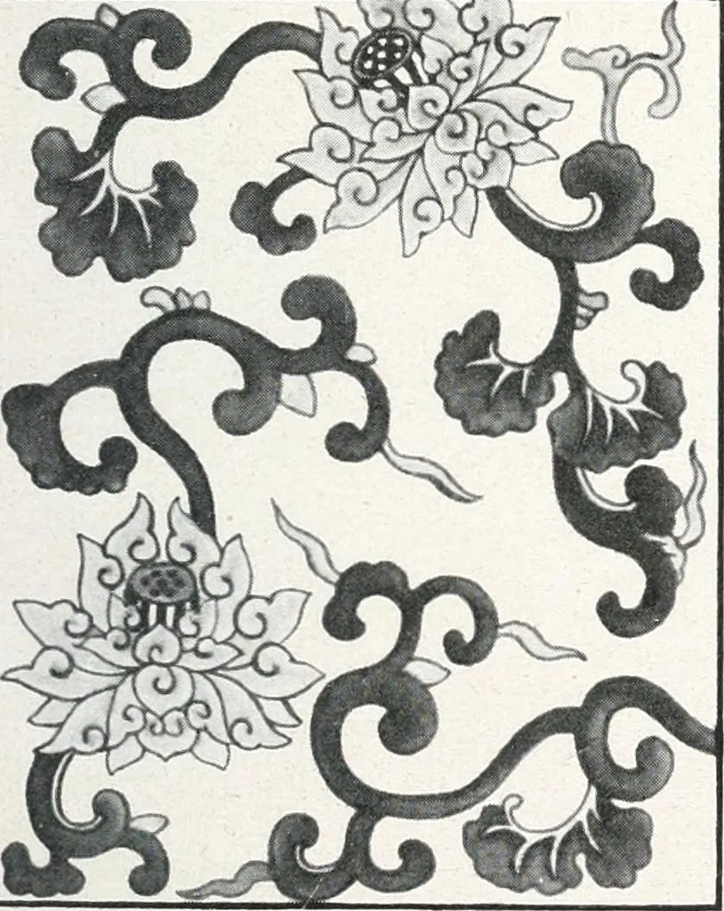 An illustration from Der chinesische Teppich, 1921, leaf 76