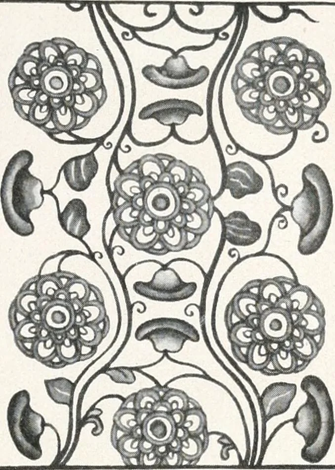 An illustration from Der chinesische Teppich, 1921, leaf 78