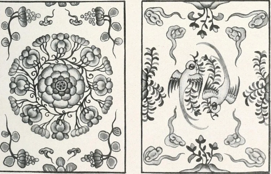 An illustration from Der chinesische Teppich, 1921, leaf 78