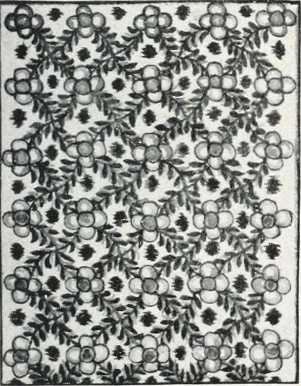 An illustration from Der chinesische Teppich, 1921, leaf 80