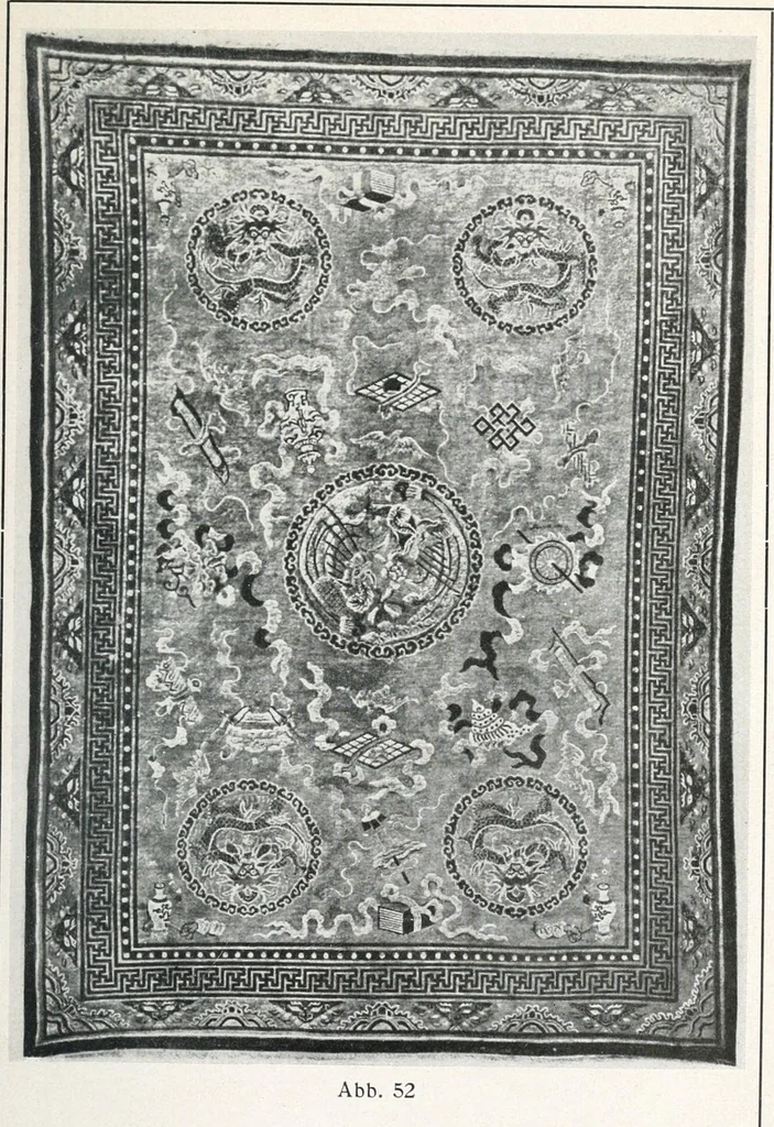 An illustration from Der chinesische Teppich, 1921, leaf 92