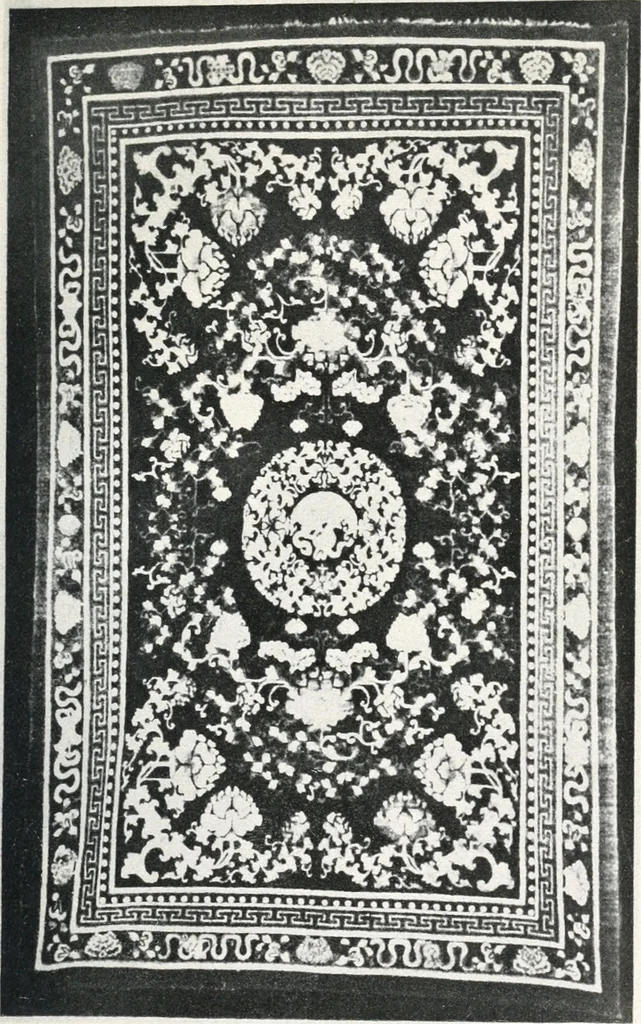 An illustration from Der chinesische Teppich, 1921, leaf 96