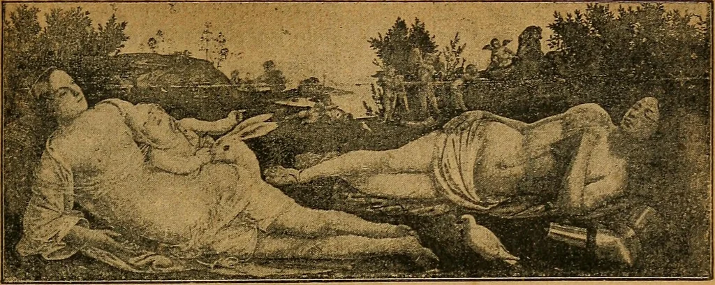 An illustration from Der Cicerone in der Kgl. Gemäldegalerie in Berlin, 1889, leaf 213