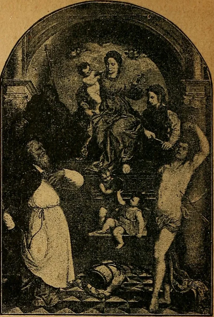 An illustration from Der Cicerone in der Kgl. Gemäldegalerie in Berlin, 1889, leaf 272