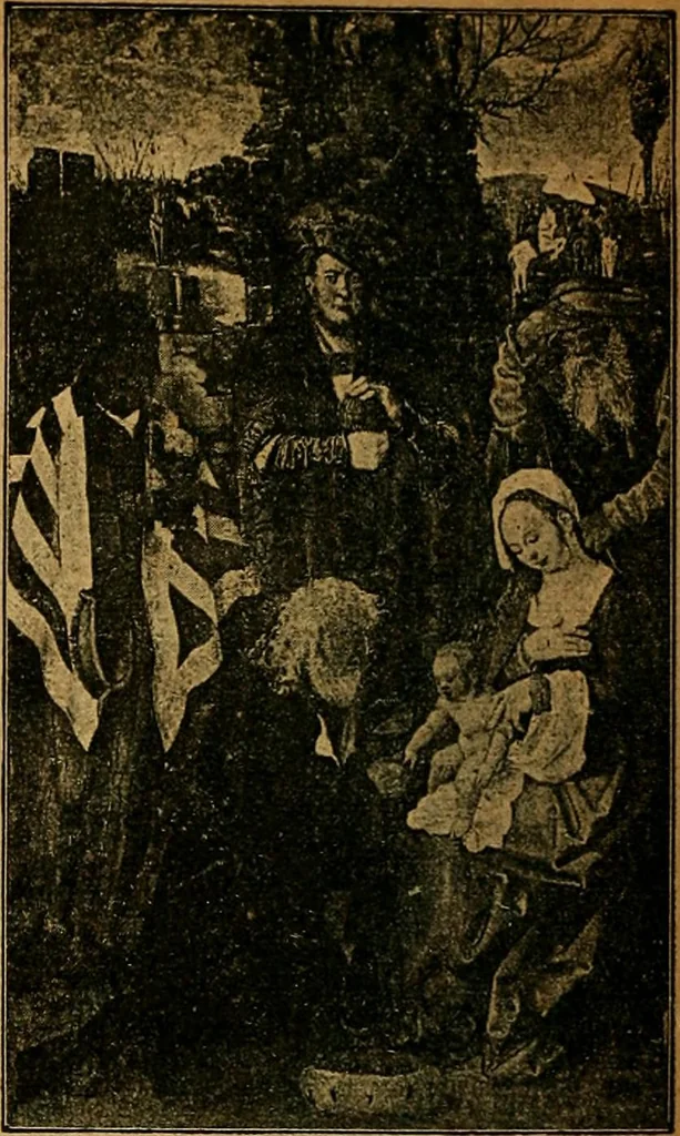 An illustration from Der Cicerone in der Kgl. Gemäldegalerie in Berlin, 1889, leaf 346