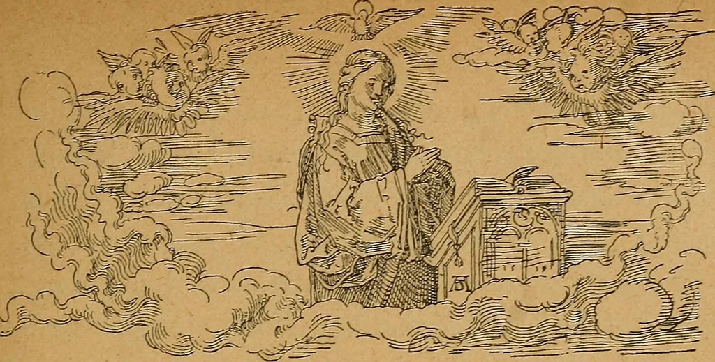 An illustration from Der Cicerone in der Kgl. Gemäldegalerie in Berlin, 1889, leaf 47