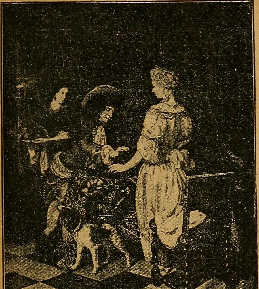 An illustration from Der Cicerone in der Kgl. Gemäldegalerie in Berlin, 1889, leaf 493