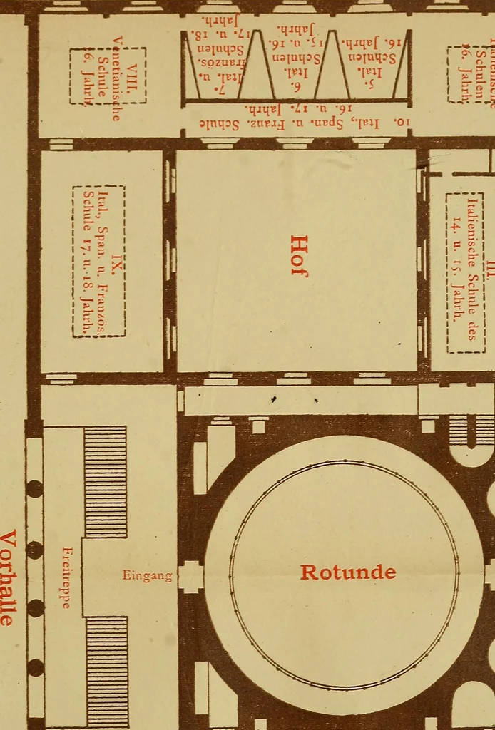 An illustration from Der Cicerone in der Kgl. Gemäldegalerie in Berlin, 1889, leaf 7