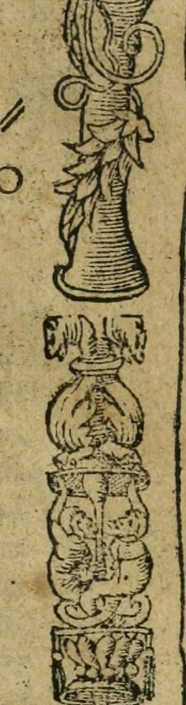 An illustration from De re aedificatoria libri decem, 1541, leaf 6