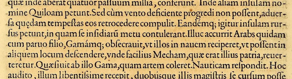 An illustration from De rebus, Emmanuelis regis Lusitaniæ inuictissimi virtute et auspicio gestis libri duodecim., 1571, leaf 42