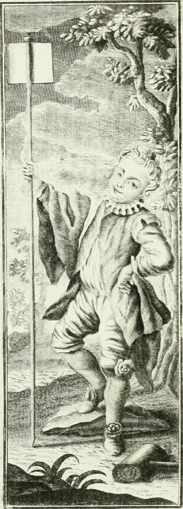 An illustration from De re ichnographica : cujus hodierna praxis exponitur, et propriis exemplis pluribus illustratur : inque varias, quae contingere possunt, ejusdem aberrationes, posito quoque calculo, inquiritur, 1751, leaf 98