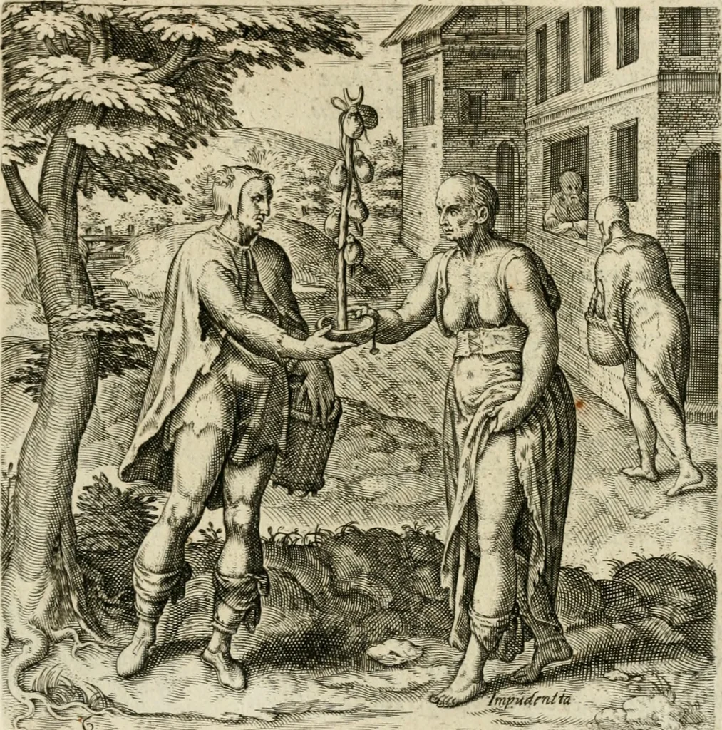 An illustration from De rervm vsv et abvsv, 1575, leaf 16
