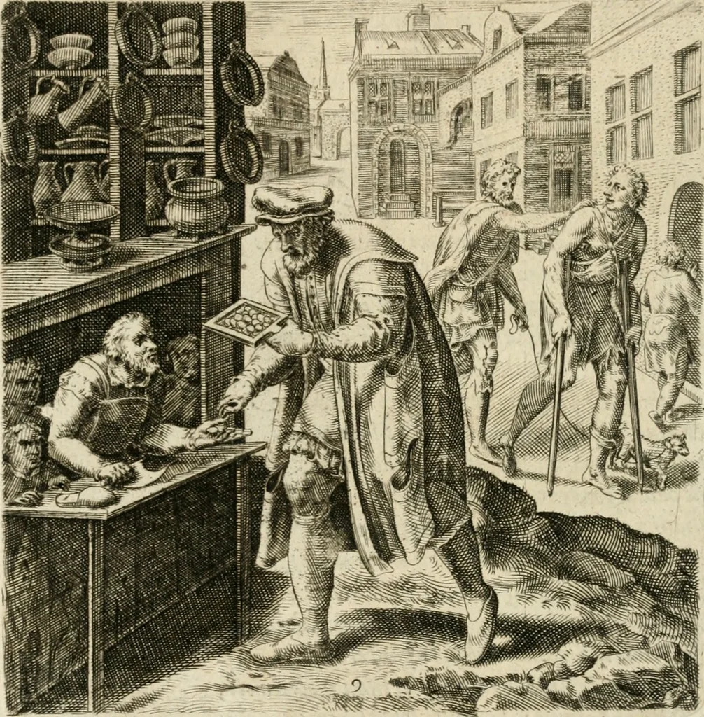 An illustration from De rervm vsv et abvsv, 1575, leaf 22
