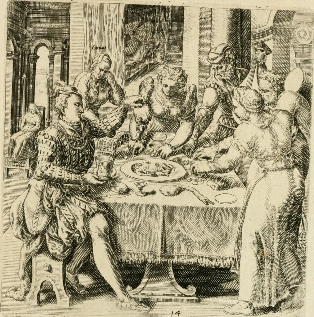 An illustration from De rervm vsv et abvsv, 1575, leaf 32