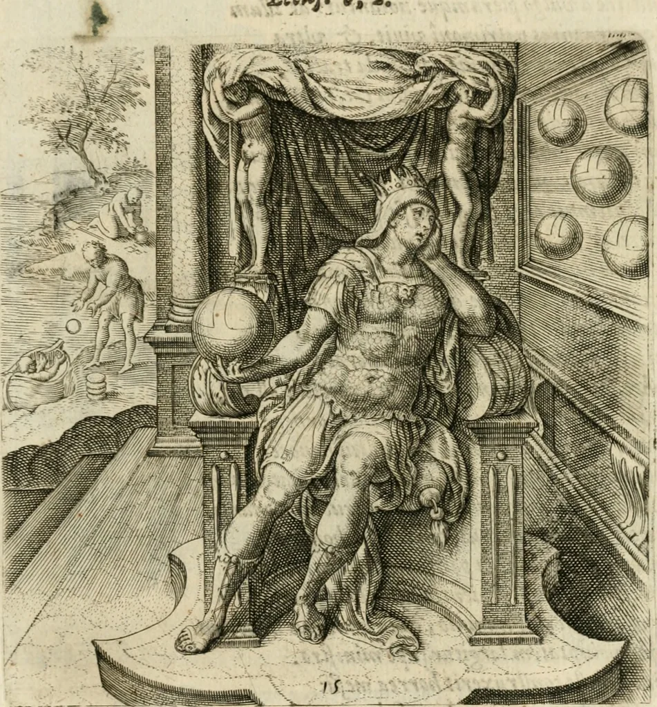 An illustration from De rervm vsv et abvsv, 1575, leaf 34