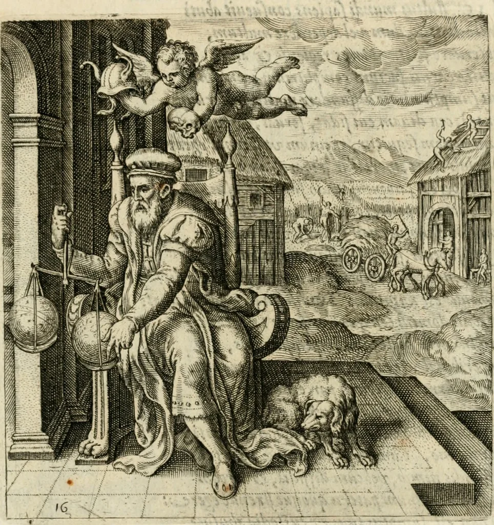 An illustration from De rervm vsv et abvsv, 1575, leaf 36