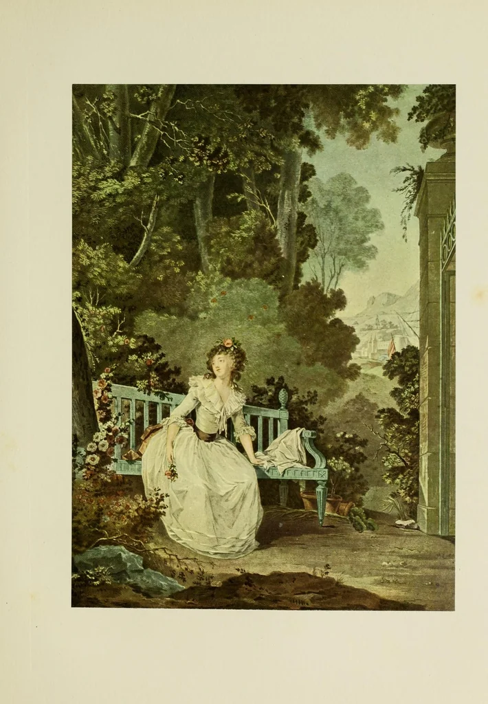 An illustration from Der französische Farbenstich des XVIII. Jahrhunderts, 1912, leaf 133