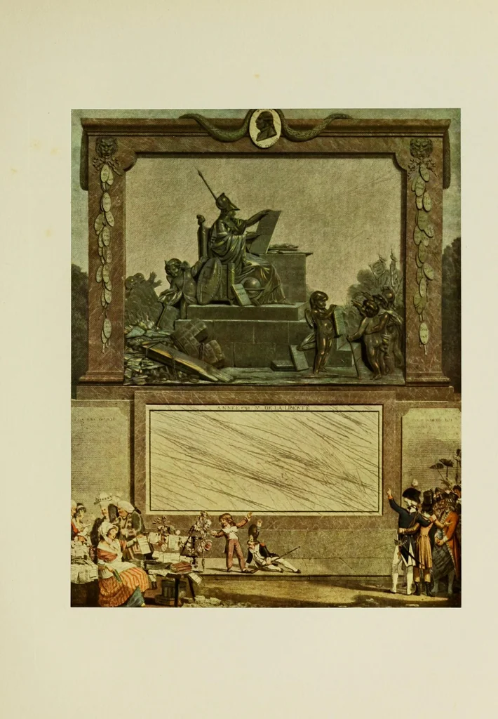 An illustration from Der französische Farbenstich des XVIII. Jahrhunderts, 1912, leaf 189