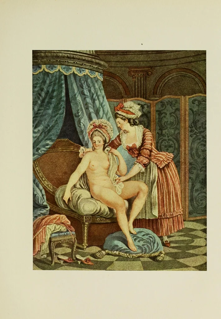 An illustration from Der französische Farbenstich des XVIII. Jahrhunderts, 1912, leaf 233