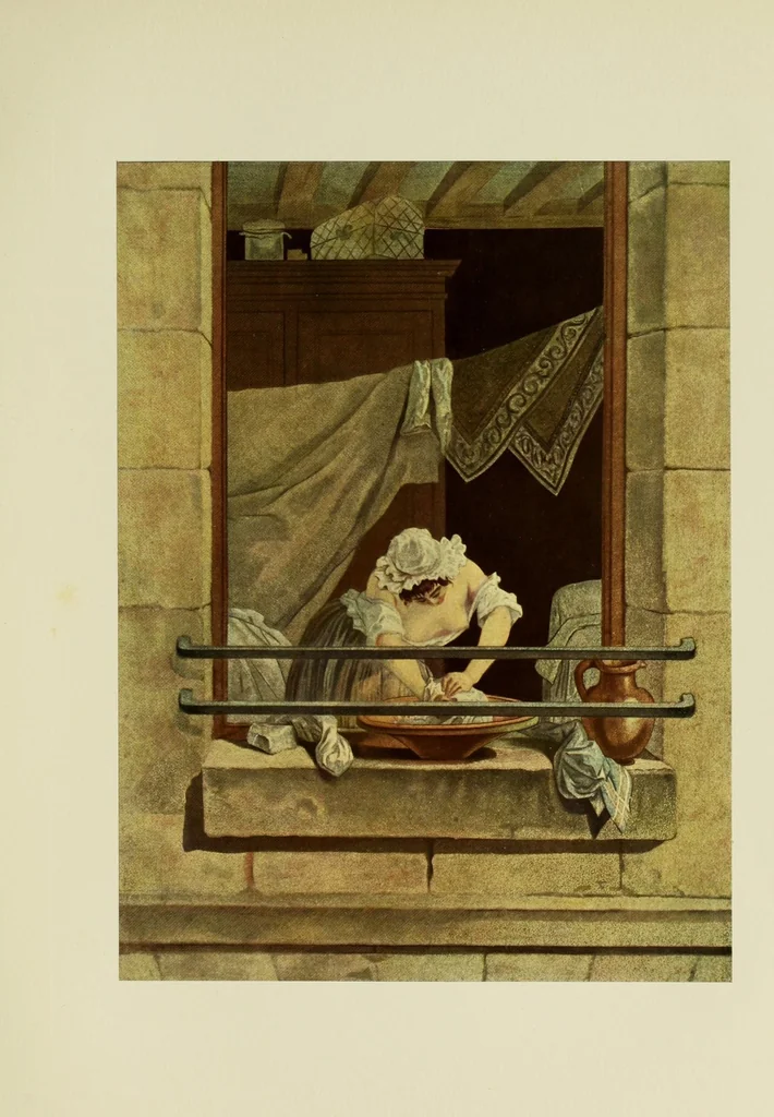 An illustration from Der französische Farbenstich des XVIII. Jahrhunderts, 1912, leaf 245