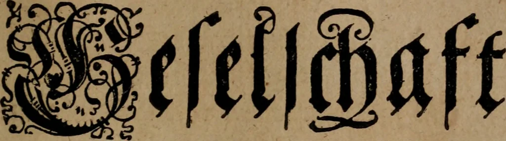 An illustration from Der Fruchtbringenden Geselschaft Nahmen, Vorhaben, Gemählde und Wörter : nach jedes Einnahme ordentlich in Kupfer gestochen, und in achtzeilige Reimgesetze verfasset, 1646, leaf 412