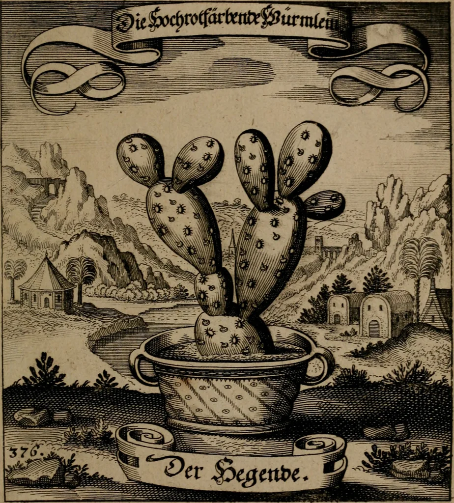 An illustration from Der Fruchtbringenden Geselschaft Nahmen, Vorhaben, Gemählde und Wörter : nach jedes Einnahme ordentlich in Kupfer gestochen, und in achtzeilige Reimgesetze verfasset, 1646, leaf 774