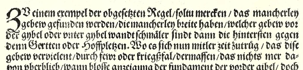 An illustration from Der furnembsten, notwendigsten, der gantzen Architectur angehörigen mathematischen vnd mechanischen Künst eygentlicher Bericht : vnd vast klare, verstendliche Vnterrichtung, zu rechtem Verstandt der Lehr Vitruuij, in drey furneme Bücher abgetheilet : als, Der newen Perspectiua ... : der Geometrischen Büxenmeisterey, vnd Geometrischen Messung ..., 1547, leaf 36