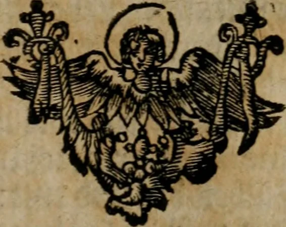 An illustration from Der geistliche Seelen-Artzt, versehen mit General-Artzney : wieder alle erdenckliche Melancholey, auf den jetzigen Welt-Stand gerichtet : auss dem Grund göttlicher H. Schrifft, der Heiligen Vätter Lehr und Sententzen, ausserlesenen Spruchwörtern, welt-geistlichen Aphorismis, medicinalischen Haupt-Regeln, kurtzen Historien, raren Gleichnüssen, und trostreichen Sitten-Lehren : von der Gedult in Wiederwärtigkeiten, Verfolgungen, Creutz und Leyden, durch nützliche Recipe vorgeschreibeu [sic] ..., 1700, leaf 222