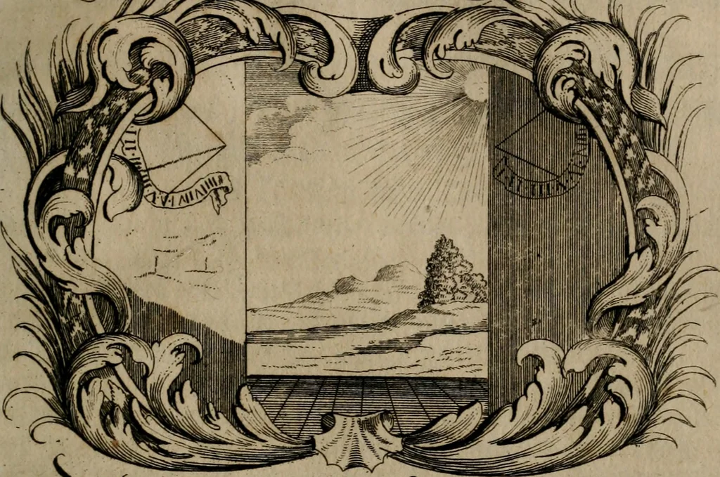 An illustration from Der geistliche Seelen-Artzt, versehen mit General-Artzney : wieder alle erdenckliche Melancholey, auf den jetzigen Welt-Stand gerichtet : auss dem Grund göttlicher H. Schrifft, der Heiligen Vätter Lehr und Sententzen, ausserlesenen Spruchwörtern, welt-geistlichen Aphorismis, medicinalischen Haupt-Regeln, kurtzen Historien, raren Gleichnüssen, und trostreichen Sitten-Lehren : von der Gedult in Wiederwärtigkeiten, Verfolgungen, Creutz und Leyden, durch nützliche Recipe vorgeschreibeu [sic] ..., 1700, leaf 270