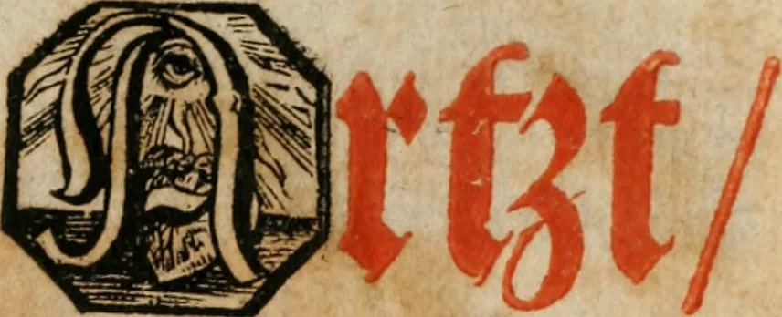 An illustration from Der geistliche Seelen-Artzt, versehen mit General-Artzney : wieder alle erdenckliche Melancholey, auf den jetzigen Welt-Stand gerichtet : auss dem Grund göttlicher H. Schrifft, der Heiligen Vätter Lehr und Sententzen, ausserlesenen Spruchwörtern, welt-geistlichen Aphorismis, medicinalischen Haupt-Regeln, kurtzen Historien, raren Gleichnüssen, und trostreichen Sitten-Lehren : von der Gedult in Wiederwärtigkeiten, Verfolgungen, Creutz und Leyden, durch nützliche Recipe vorgeschreibeu [sic] ..., 1700, leaf 6