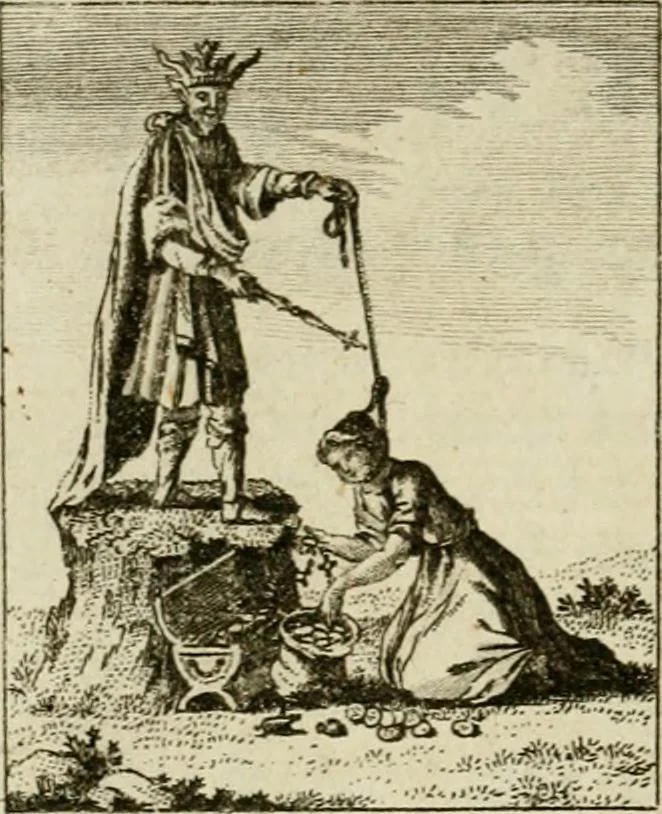 An illustration from Der gottseligen Frau La Mothe Guyon geisterhebende Beschäftigungen des Herzens mit Gott durch die lebendige Erfahrungs-Erkenntnis der göttlichen Liebe, oder, Die Geheimnisse des innwendigen Christenthums, geoffenbaret in der Schule der himmlischen Weisheit : Auszüge aus sämtlichen poetischen Schriften der seligen Frau, zur Beförderung des inneren Lebens, 1802, leaf 274