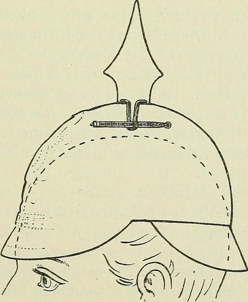 An illustration from Der Hitzschlag auf Märschen : mit Benutzung der Akten der Medicinal-Abtheilung des Preussischen Kriegs-Ministeriums, 1902, leaf 118
