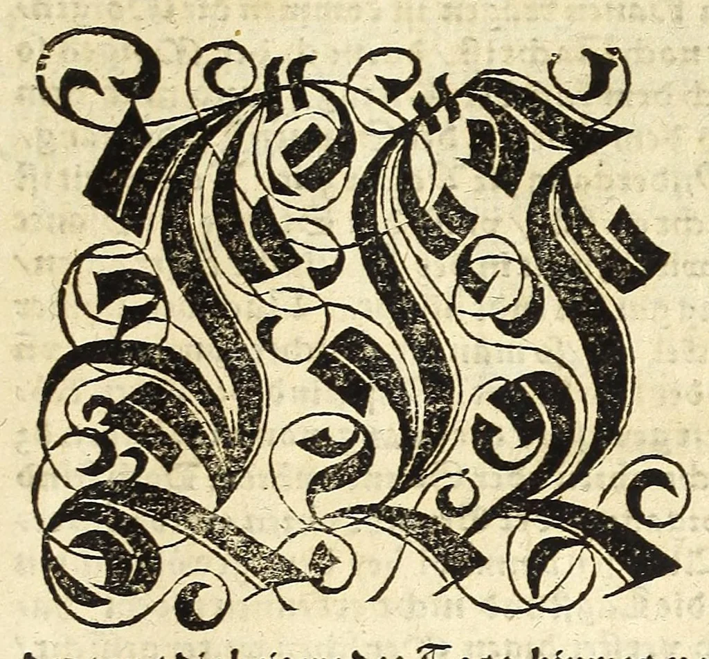An illustration from Der Horologien, oder Sonnen Vhren, künstliche Beschreibung : wie dieselbigen nach mancherley Ahrt an die Mauren, Wendte, Ebne, sie seyen ligendt, auffgerichtet, schreg, auch auff ronde, aussgehölte vnd sonst aller handt Instrument, auffzüreissen, 1579, leaf 9