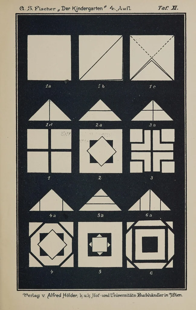 An illustration from Der Kindergarten : theorisch-praktisches Handbuch, 1895, leaf 203
