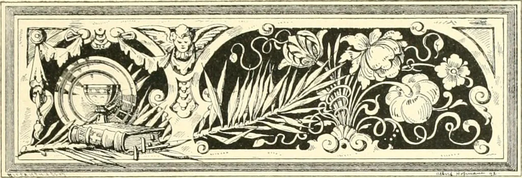 An illustration from Der Kirchenbau des Protestantismus von der Reformation bis zur Gegenwart, hrsg. von der Vereinigung Berliner Architekten, 1893, leaf 17