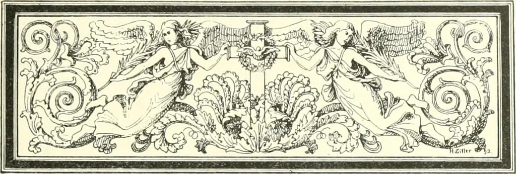 An illustration from Der Kirchenbau des Protestantismus von der Reformation bis zur Gegenwart, hrsg. von der Vereinigung Berliner Architekten, 1893, leaf 211