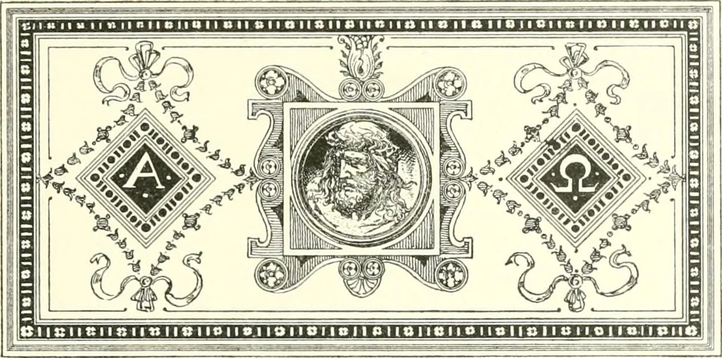 An illustration from Der Kirchenbau des Protestantismus von der Reformation bis zur Gegenwart, hrsg. von der Vereinigung Berliner Architekten, 1893, leaf 423