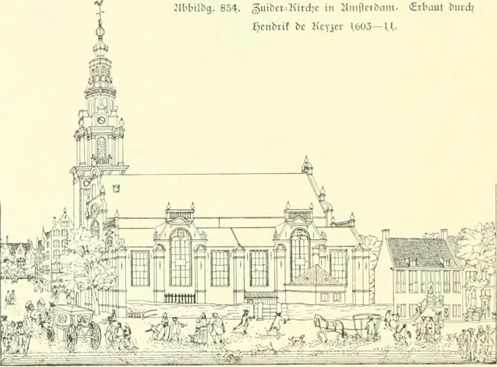An illustration from Der Kirchenbau des Protestantismus von der Reformation bis zur Gegenwart, hrsg. von der Vereinigung Berliner Architekten, 1893, leaf 470