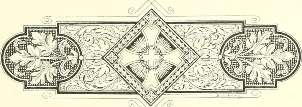 An illustration from Der Kirchenbau des Protestantismus von der Reformation bis zur Gegenwart, hrsg. von der Vereinigung Berliner Architekten, 1893, leaf 493