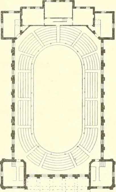 An illustration from Der Kirchenbau des Protestantismus von der Reformation bis zur Gegenwart, hrsg. von der Vereinigung Berliner Architekten, 1893, leaf 543