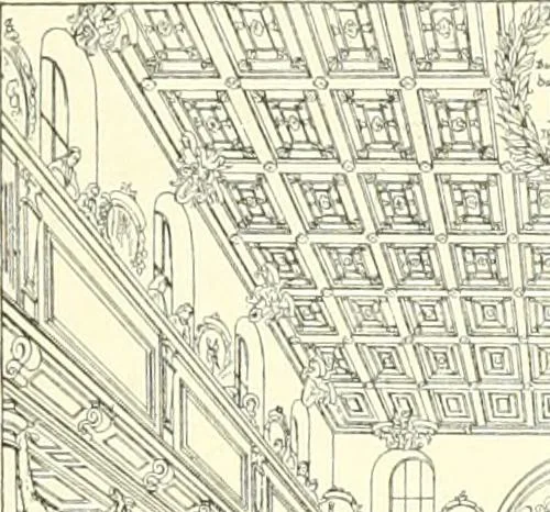 An illustration from Der Kirchenbau des Protestantismus von der Reformation bis zur Gegenwart, hrsg. von der Vereinigung Berliner Architekten, 1893, leaf 73