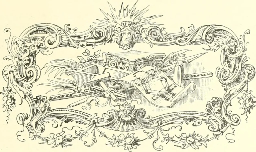 An illustration from Der Kirchenbau des Protestantismus von der Reformation bis zur Gegenwart, hrsg. von der Vereinigung Berliner Architekten, 1893, leaf 87