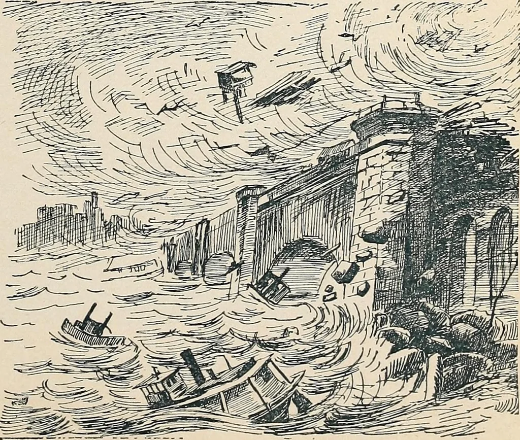 An illustration from Der kommende König .., 1899, leaf 165