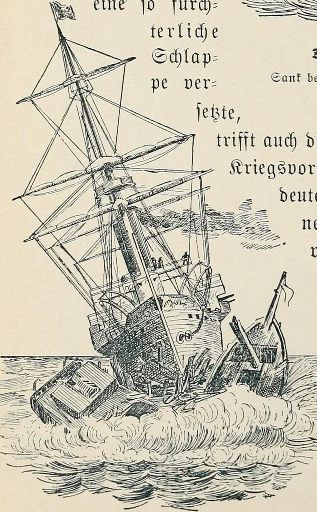An illustration from Der kommende König .., 1899, leaf 172