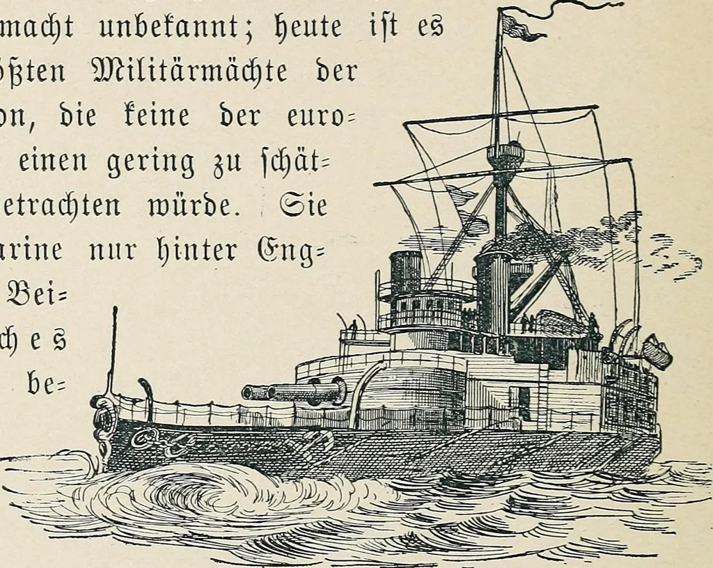 An illustration from Der kommende König .., 1899, leaf 172