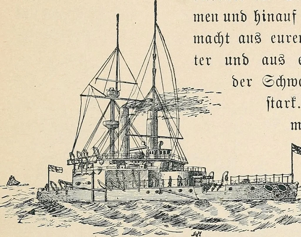 An illustration from Der kommende König .., 1899, leaf 173