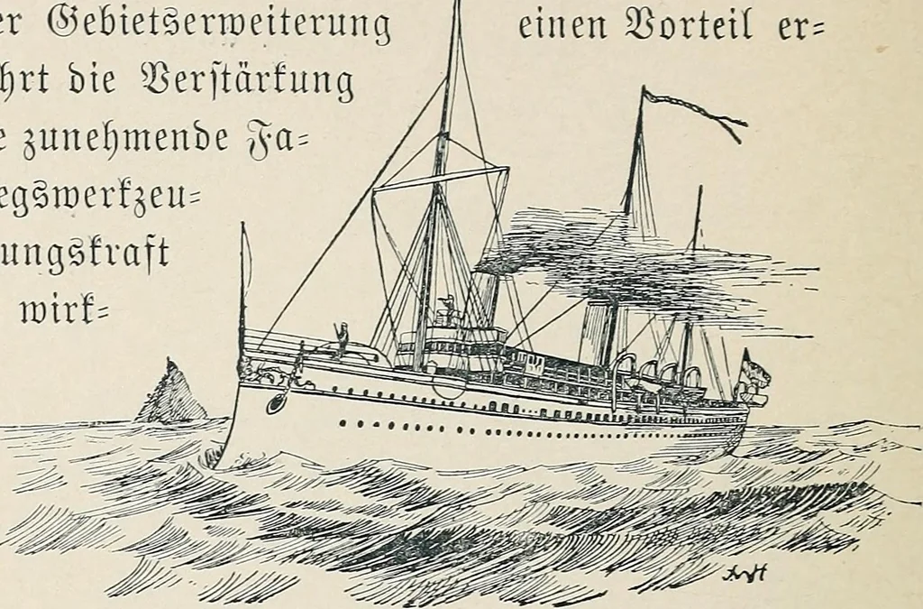 An illustration from Der kommende König .., 1899, leaf 174