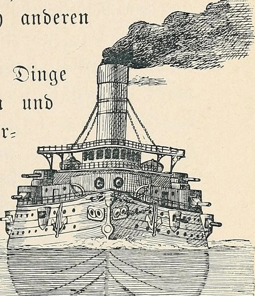 An illustration from Der kommende König .., 1899, leaf 175