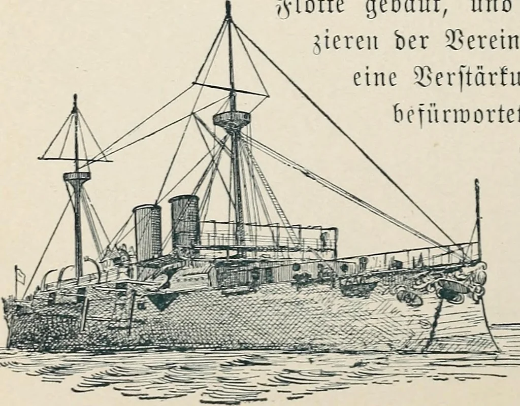 An illustration from Der kommende König .., 1899, leaf 176